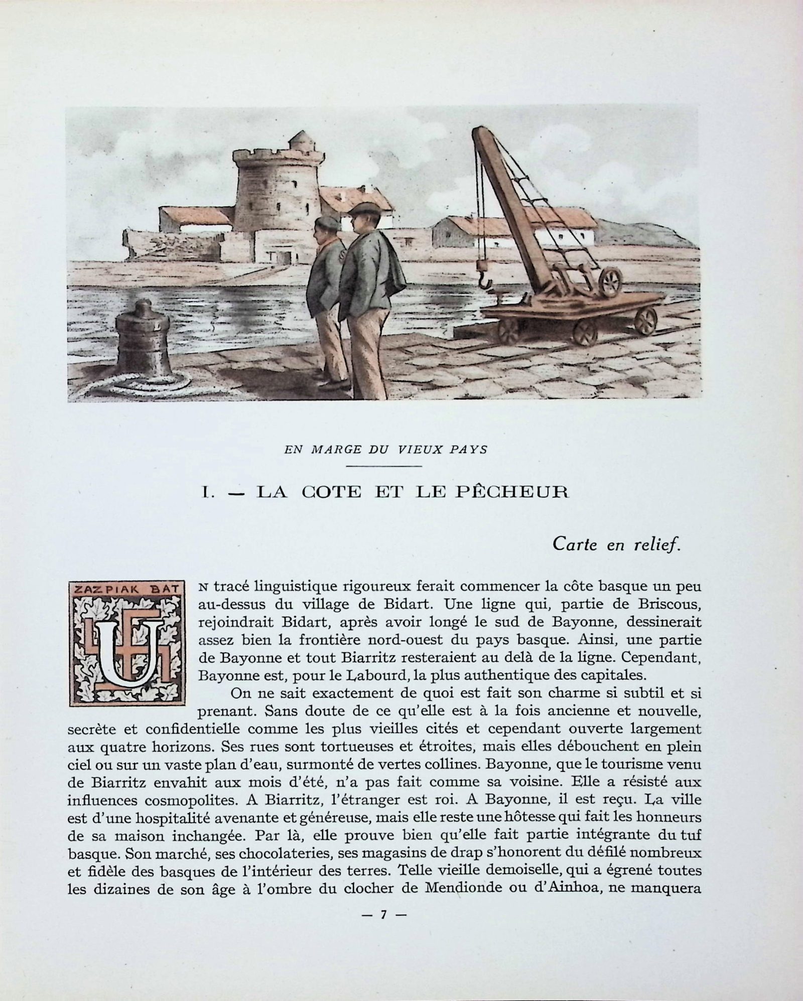 Le pays des Basques — vue 1